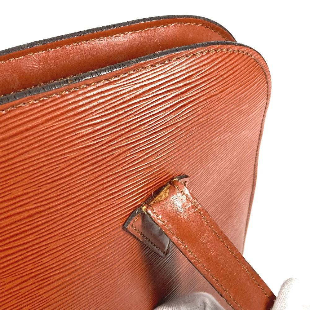 LOUIS VUITTON M52283 エピ リュサック 斜め掛け カバン ポシェット ショルダーバッグ エピレザー ユニセックス ケニアブラウン ブラウン