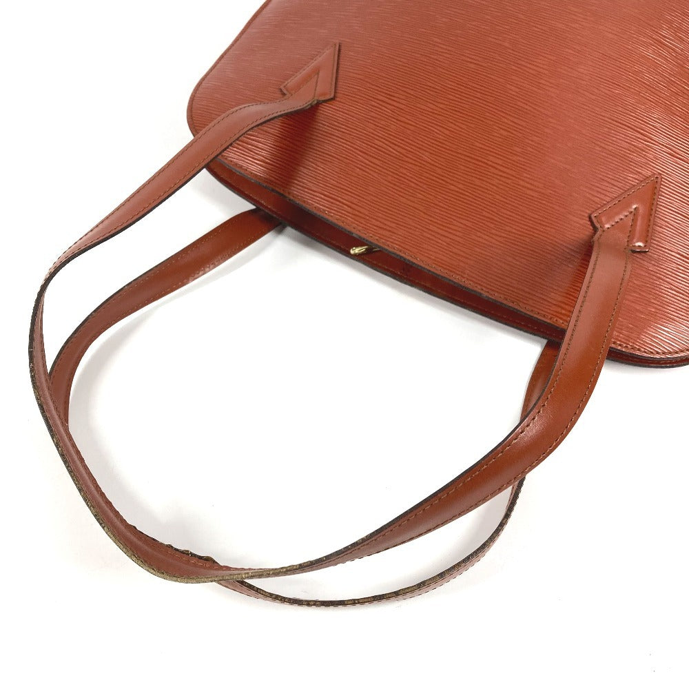 LOUIS VUITTON M52283 エピ リュサック 斜め掛け カバン ポシェット ショルダーバッグ エピレザー ユニセックス ケニアブラウン ブラウン