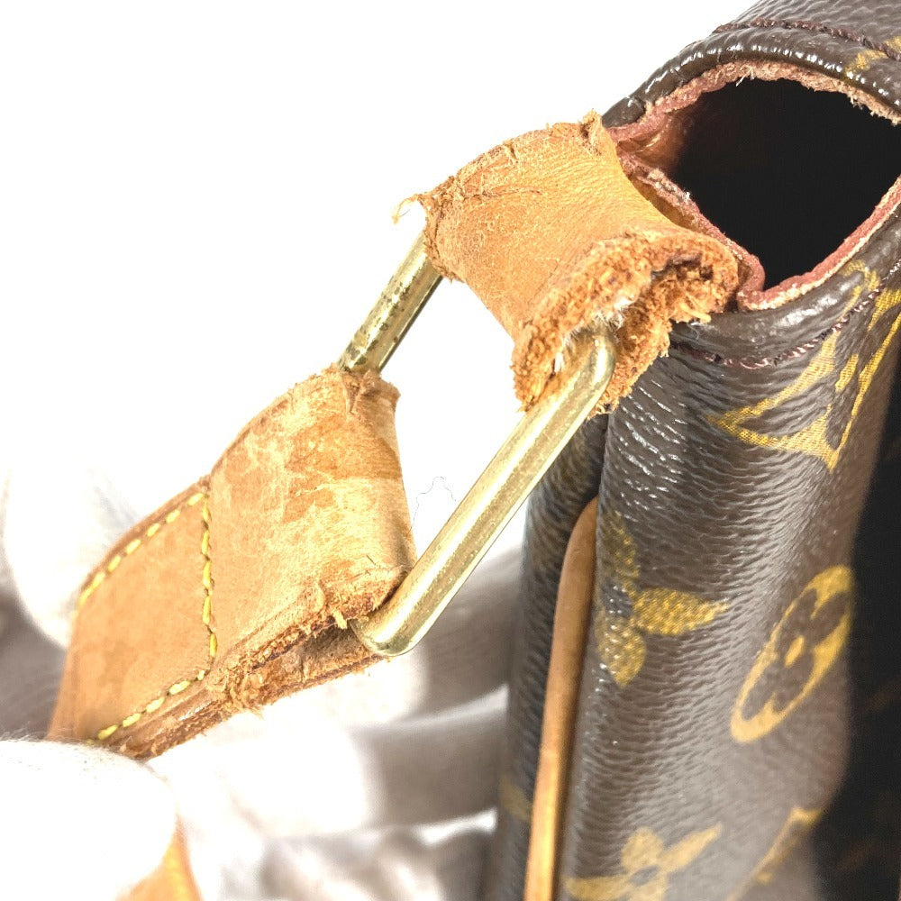 LOUIS VUITTON M51256 モノグラム ミュゼット カバン フラップ 斜め掛け ショルダーバッグ モノグラムキャンバス ユニセックス ブラウン