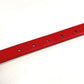 VERSACE Thin belt medusa logo Accessories Buckle Belt for Bottoms belt Leather Red Used