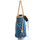 LOUIS VUITTON M13192 Monogram Denim Neverfull MM Shoulder Bag with Pouch, Tote Bag, Monogram Denim Canvas, Unisex, Blue