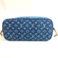 LOUIS VUITTON M13192 Monogram Denim Neverfull MM Shoulder Bag with Pouch, Tote Bag, Monogram Denim Canvas, Unisex, Blue