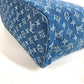 LOUIS VUITTON M13192 Monogram Denim Neverfull MM Shoulder Bag with Pouch, Tote Bag, Monogram Denim Canvas, Unisex, Blue
