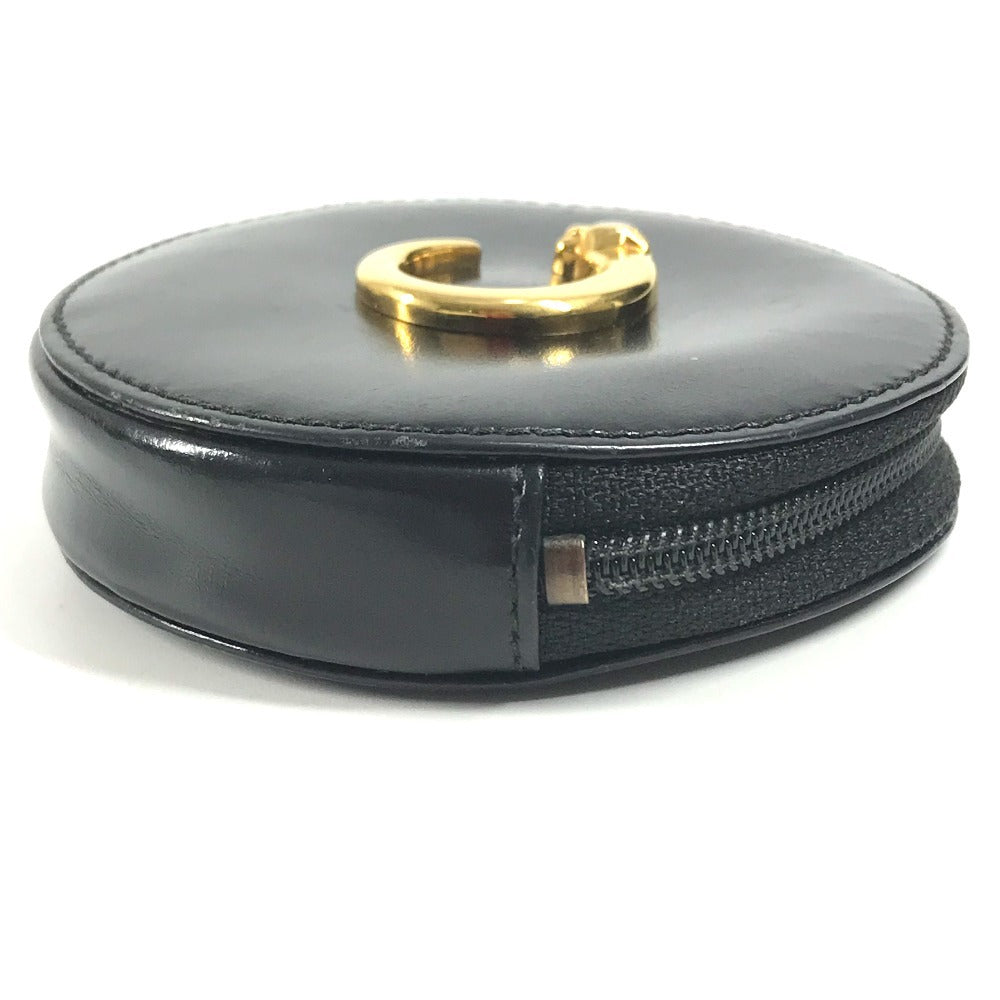 CARTIER 小銭入れ 財布 パンテール ロゴ コンパクトウォレット ラウンドファスナー コインケース レザー ユニセックス ブラック