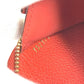 LOUIS VUITTON M60295 Monogram Empreinte Portefeuille Scalette Compact Wallet, Round Zipper Bifold Wallet, Monogram Empreinte Leather, Unisex, Oriane, Red