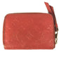 LOUIS VUITTON M60295 Monogram Empreinte Portefeuille Scalette Compact Wallet, Round Zipper Bifold Wallet, Monogram Empreinte Leather, Unisex, Oriane, Red