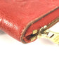 LOUIS VUITTON M60295 Monogram Empreinte Portefeuille Scalette Compact Wallet, Round Zipper Bifold Wallet, Monogram Empreinte Leather, Unisex, Oriane, Red