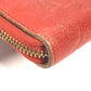 LOUIS VUITTON M60295 Monogram Empreinte Portefeuille Scalette Compact Wallet, Round Zipper Bifold Wallet, Monogram Empreinte Leather, Unisex, Oriane, Red
