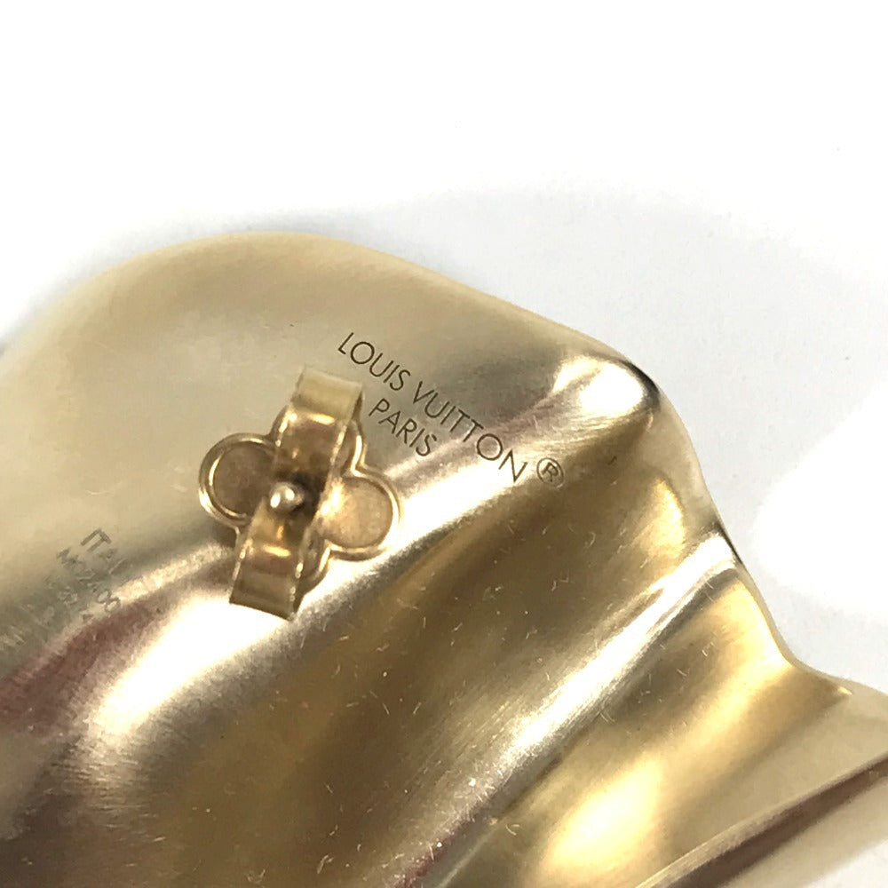 LOUIS VUITTON M02400 LVロゴ ピアス LVスカルプチャー アクセサリー ピアス メタル ユニセックス ゴールド