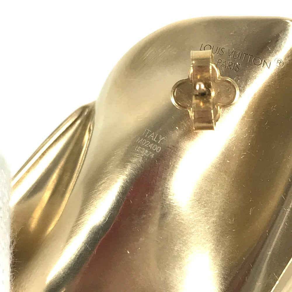 LOUIS VUITTON M02400 LVロゴ ピアス LVスカルプチャー アクセサリー ピアス メタル ユニセックス ゴールド