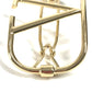 VALENTINO 4W2J0H38MET Hair Accessory V Logo Hair Clip Hairpin Barrette Metal Women's Gold
