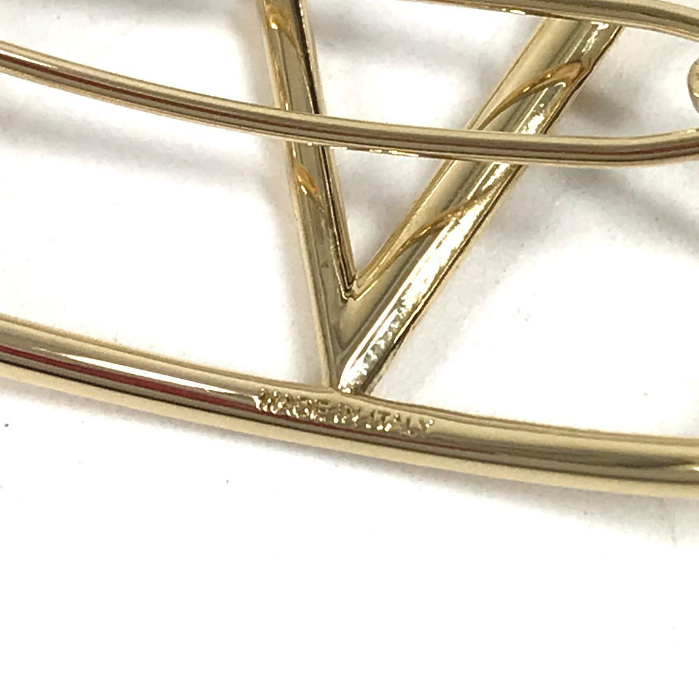 VALENTINO 4W2J0H38MET Hair Accessory V Logo Hair Clip Hairpin Barrette Metal Women's Gold