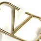 VALENTINO 4W2J0H38MET Hair Accessory V Logo Hair Clip Hairpin Barrette Metal Women's Gold