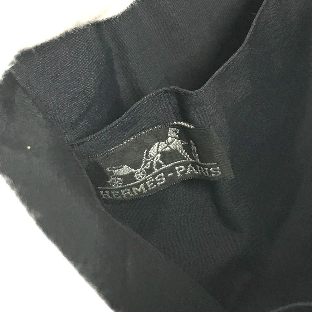 HERMES エールライン カバン クラッチバッグ セカンドバッグ マルチポーチ ポーチ コットン ユニセックス グレー