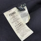 FENDI FF0209 フード付き フーディー ムートン ファー付き ポケット コート アパレル アウター 長袖 ロングコート ウール メンズ ネイビー