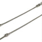 CHANEL ABE254 A 24B CC Coco Mark Logo Choker Necklace from the Fall/Winter 2024 Pre-Collection, in Silver.