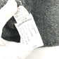 CHROME HEARTS Hoodie Parka Leather Patch Leather Tag Cross Apparel long sleeves knit Cashmere gray/Black Used