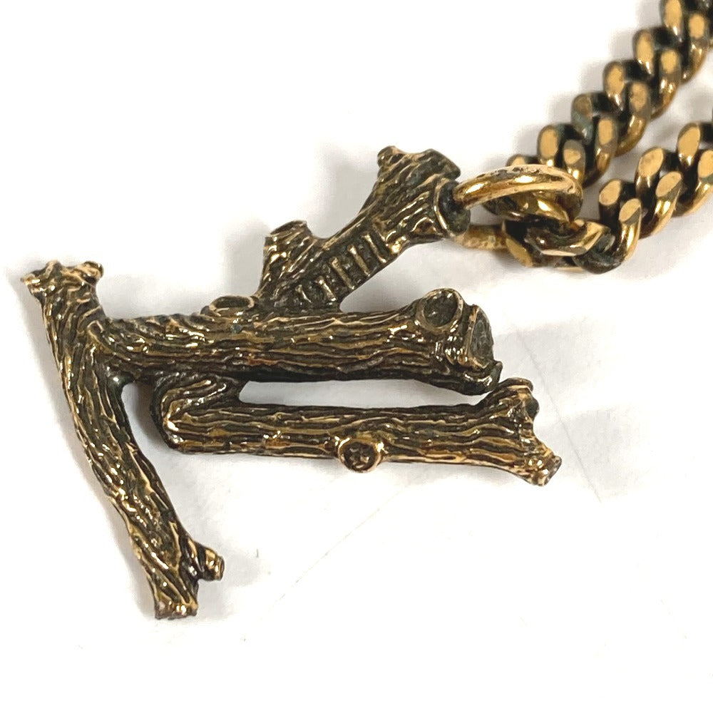 LOUIS VUITTON MP2780 LVロゴ ヴィンテージ加工 ペンダント・LVウッド