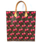LOUIS VUITTON M95010 Monogram Cherry by Takashi Murakami, Sac Pla Sac Pla Tote Bag, Vertical Tote/Shoulder Bag, Monogram Canvas, Unisex, Brown