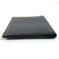 MIUMIU 5MD001 Business Card Holder, Pass Case, Logo, Bifold, Stationery, Card Case, Leather, Women's, Black
