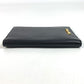 MIUMIU 5MD001 Business Card Holder, Pass Case, Logo, Bifold, Stationery, Card Case, Leather, Women's, Black