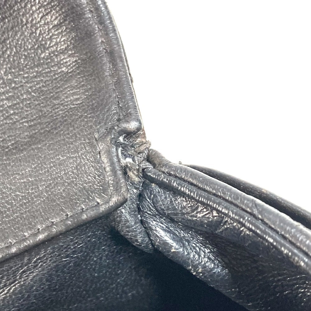 CHANEL CC Coco Mark Logo Vintage Matelasse Quilted Chain Backpack Leather Rucksack Women's Black