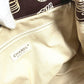 CHANEL Vintage CC Coco Mark Logo Quilted Tote Bag with Double Chain Shoulder Bag, Canvas, Women's, Brown