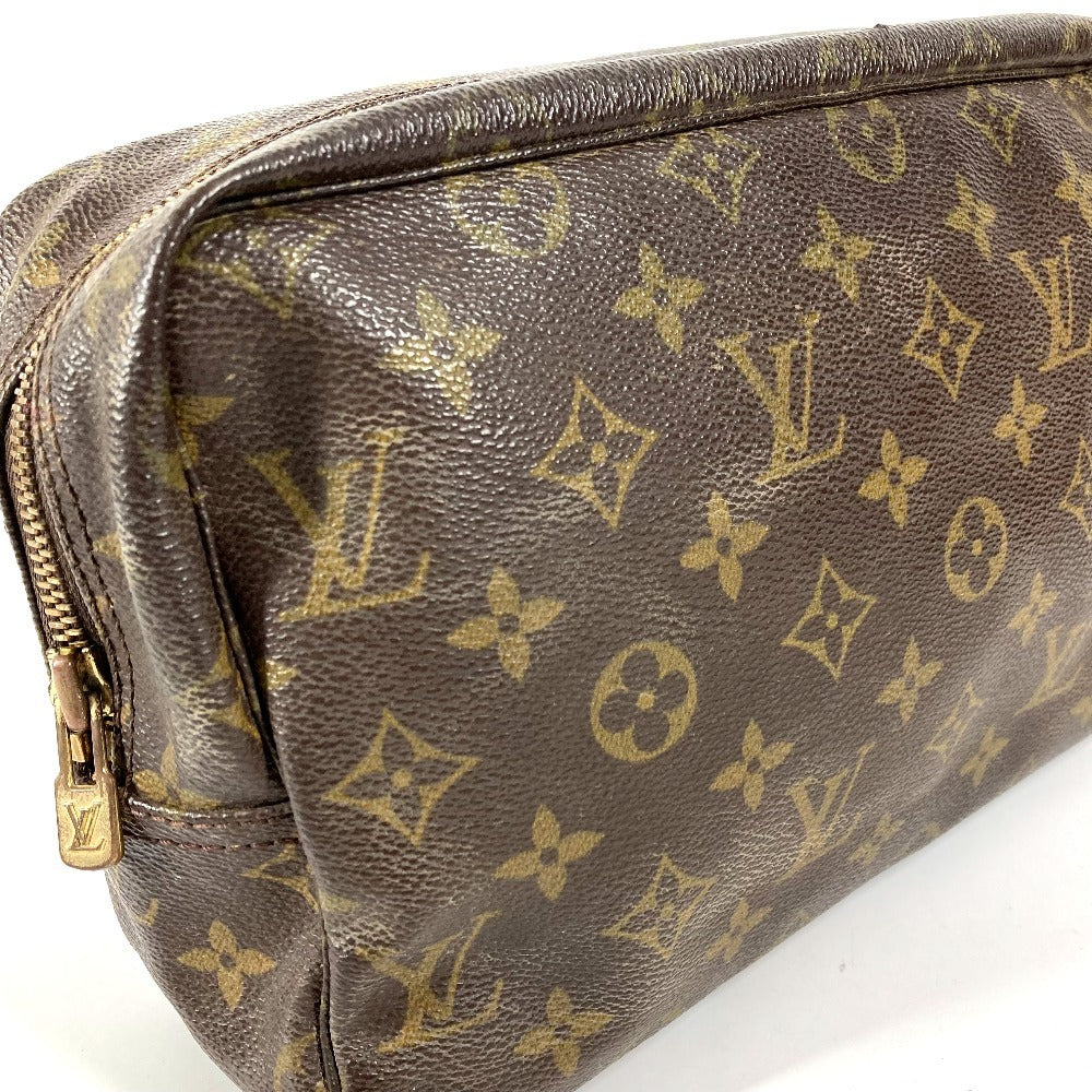 LOUIS VUITTON M47522 モノグラム トゥルーストワレット28 トゥルーストワレット 28 メイクポーチ 化粧ポーチ クラッチバッグ セカンドバッグ 化粧ポーチ モノグラムキャンバス ユニセックス ブラウン