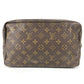 LOUIS VUITTON M47522 モノグラム トゥルーストワレット28 トゥルーストワレット 28 メイクポーチ 化粧ポーチ クラッチバッグ セカンドバッグ 化粧ポーチ モノグラムキャンバス ユニセックス ブラウン