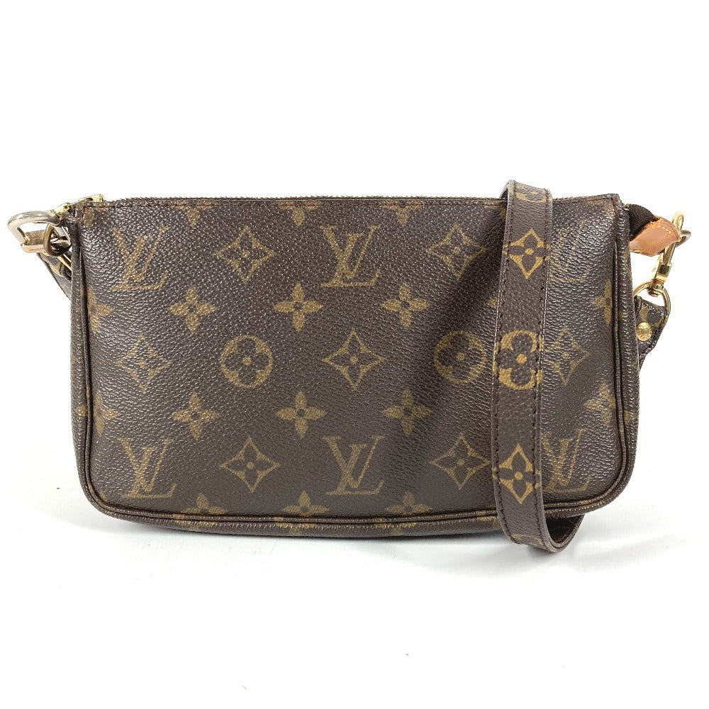 LOUIS VUITTON M51980 モノグラム ポシェット・アクセソワール カバン 斜め掛け ショルダーバッグ アクセサリーポーチ モノグラムキャンバス ユニセックス ブラウン