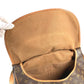 LOUIS VUITTON M42254 Monogram Saumur 35 Crossbody Flap Shoulder Bag in Monogram Canvas, Unisex, Brown