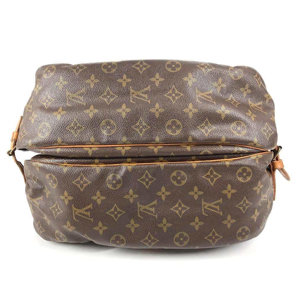 LOUIS VUITTON M42254 Monogram Saumur 35 Crossbody Flap Shoulder Bag in Monogram Canvas, Unisex, Brown