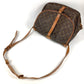 LOUIS VUITTON M42254 Monogram Saumur 35 Crossbody Flap Shoulder Bag in Monogram Canvas, Unisex, Brown