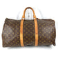 LOUIS VUITTON M41426 Monogram Keepall 50, Old Model, Debossed, Handbag, Travel Bag, Boston Bag, Monogram Canvas, Unisex, Brown