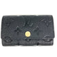 LOUIS VUITTON M64421 Monogram Empreinte Multicle 6 Key Case, 6-Piece Set, Monogram Empreinte Leather, Unisex, Black