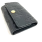 LOUIS VUITTON M64421 Monogram Empreinte Multicle 6 Key Case, 6-Piece Set, Monogram Empreinte Leather, Unisex, Black