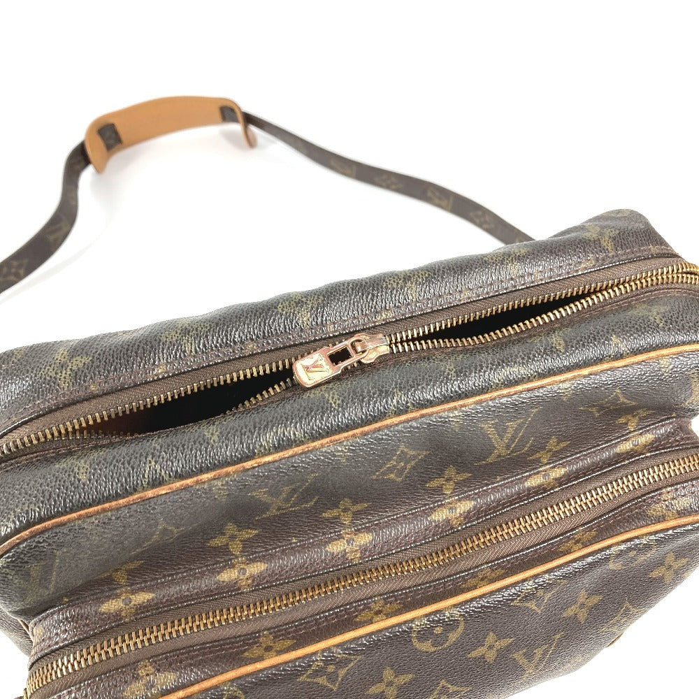 LOUIS VUITTON M45244 モノグラム ナイル カバン 斜め掛け 肩掛け ショルダーバッグ モノグラムキャンバス レディース ブラウン