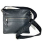 Salvatore Ferragamo logo crossbody shoulder bag in black leather. Unisex.