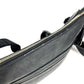 Salvatore Ferragamo logo crossbody shoulder bag in black leather. Unisex.