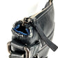Salvatore Ferragamo logo crossbody shoulder bag in black leather. Unisex.