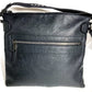 Salvatore Ferragamo logo crossbody shoulder bag in black leather. Unisex.