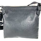 Salvatore Ferragamo logo crossbody shoulder bag in black leather. Unisex.