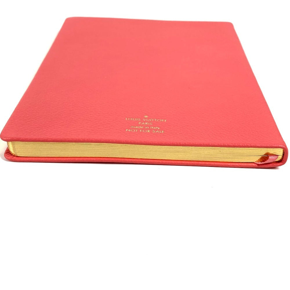 LOUIS VUITTON R98587 Cahier Clemence Vivienne Stationery Notebook, Leather, Unisex, Pink
