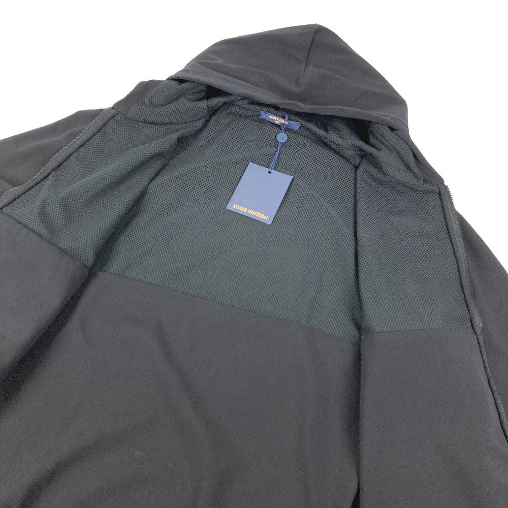 LOUIS VUITTON NIGO ニゴ メッシュ リフレクティブLVロゴジップアップパーカー フード付き フーディー アパレル 長袖 ジャケット トップス RM202M パーカー ナイロン メンズ ブラック