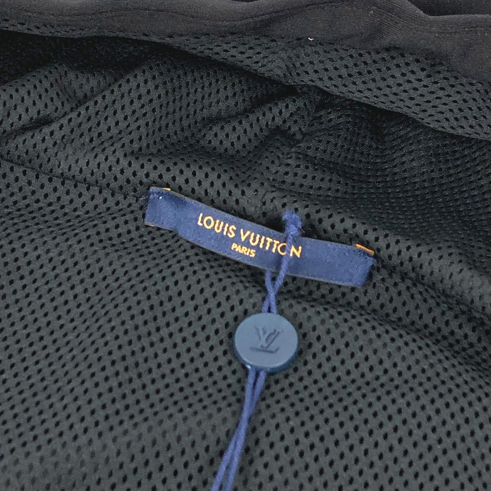 LOUIS VUITTON NIGO ニゴ メッシュ リフレクティブLVロゴジップアップパーカー フード付き フーディー アパレル 長袖 ジャケット トップス RM202M パーカー ナイロン メンズ ブラック