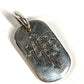 CHROME HEARTS Cemetery Cross Logo Dog Tag Necklace, Jewelry, Accessory, Pendant, SV925, Unisex, Silver
