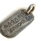 CHROME HEARTS Cemetery Cross Logo Dog Tag Necklace, Jewelry, Accessory, Pendant, SV925, Unisex, Silver