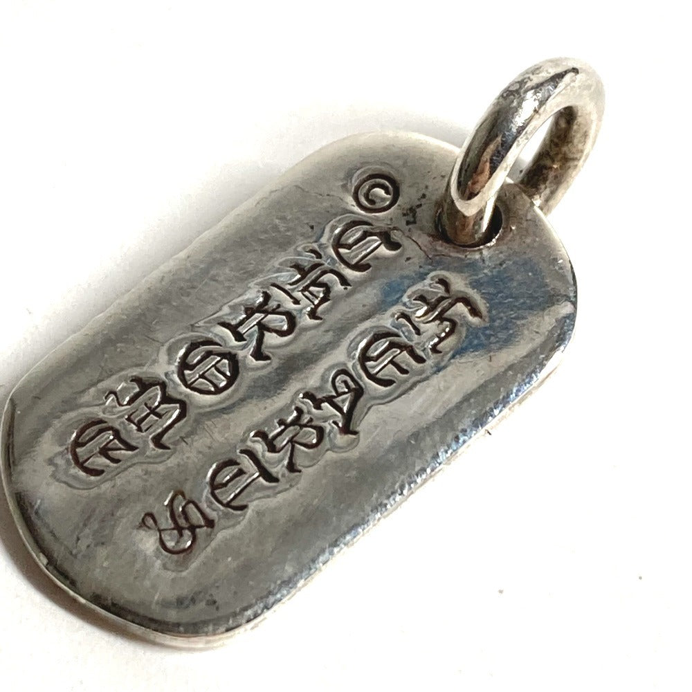 CHROME HEARTS Cemetery Cross Logo Dog Tag Necklace, Jewelry, Accessory, Pendant, SV925, Unisex, Silver