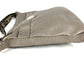 FENDI 8BT109 Selleria Logo Crossbody Shoulder Bag in Silver-Gray Leather, Unisex