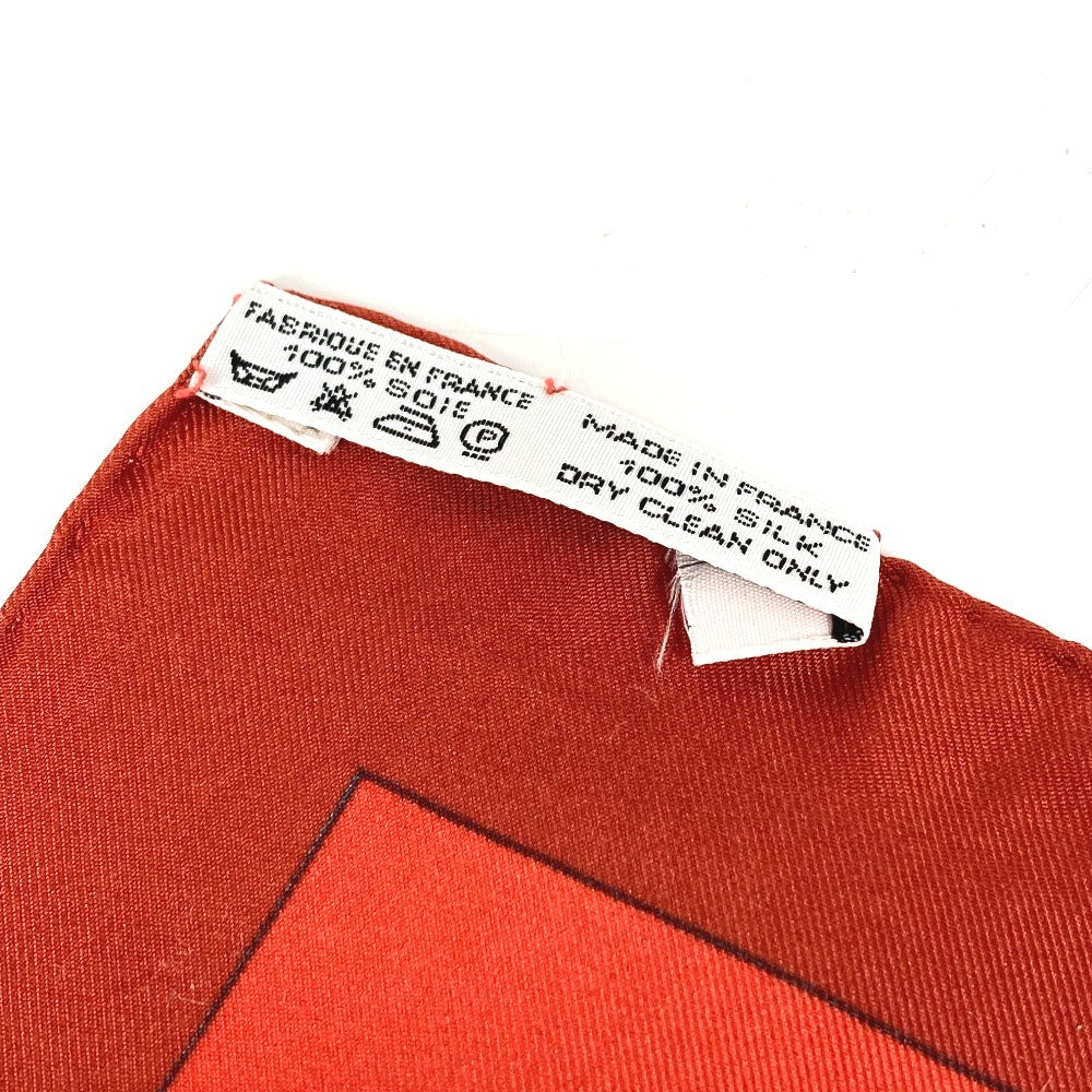 HERMES 扇 和柄 扇子 BRISE DE CHARME 魅惑のそよ風 カレ90 カレ 90 スカーフ シルク ユニセックス マルチカラー